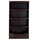 Espresso Flat Top Bookcase