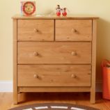 Simple 2-Over-2 Dresser (Natural)