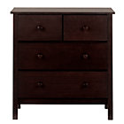 Espresso 2-Over-2 Dresser