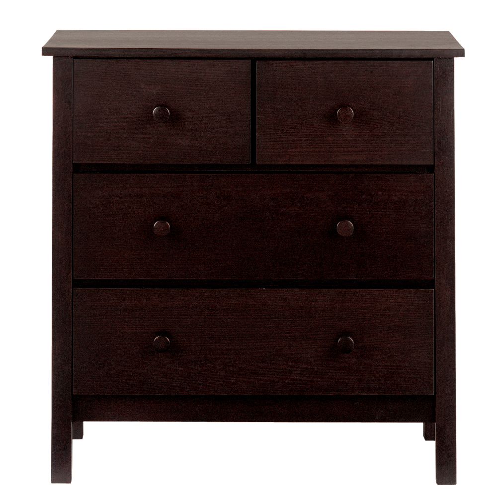 Espresso 2-Over-2 Dresser