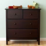 Simple 2-Over-2 Dresser (Espresso)