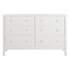 White 6-Drawer Dresser