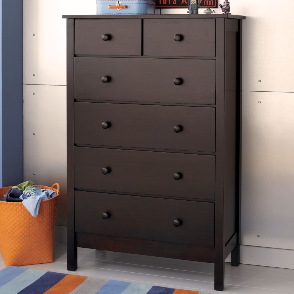 Simple 2-Over-4 Dresser (Espresso)