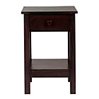 Espresso Simple Nightstand