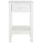 White Simple Nightstand