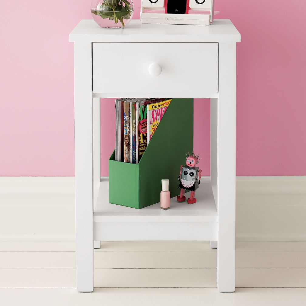 Simple Nightstand (White)