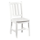White Desk ChairFloor to Seat: 18" H