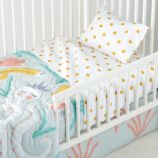 Marine Queen Toddler Sheet Set