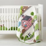 With a Moo Moo Here Crib Bedding