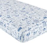 Show Your Work Crib Fitted Sheet