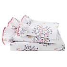 Twin Pink Who's Hoo Sheet Set(includes 1 fitted sheet, 1 flat sheet and 1 case)