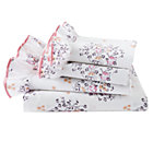 Full Pink Who's Hoo Sheet Set(includes 1 fitted sheet, 1 flat sheet and 2 cases)