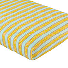 Elephants Stripe Crib Fitted Sheet