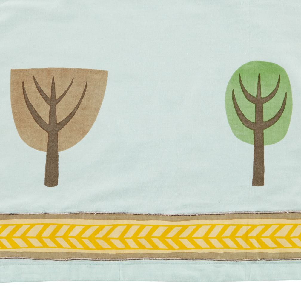 Elephants in the Room Crib Skirt