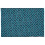 Locking Blocks Rug (Teal)