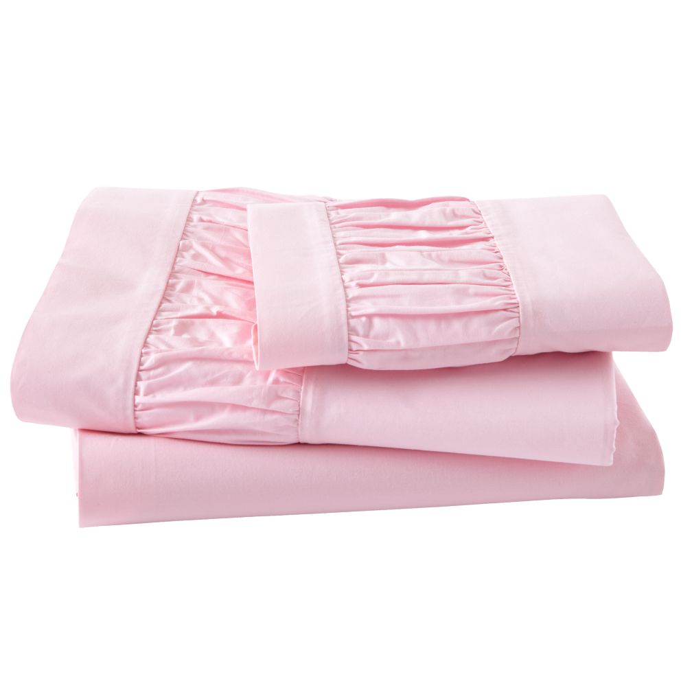 Thrilled to be Frilled Pink Sheet Set (Twin)