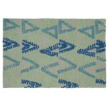 Evergreen and Blue Rug