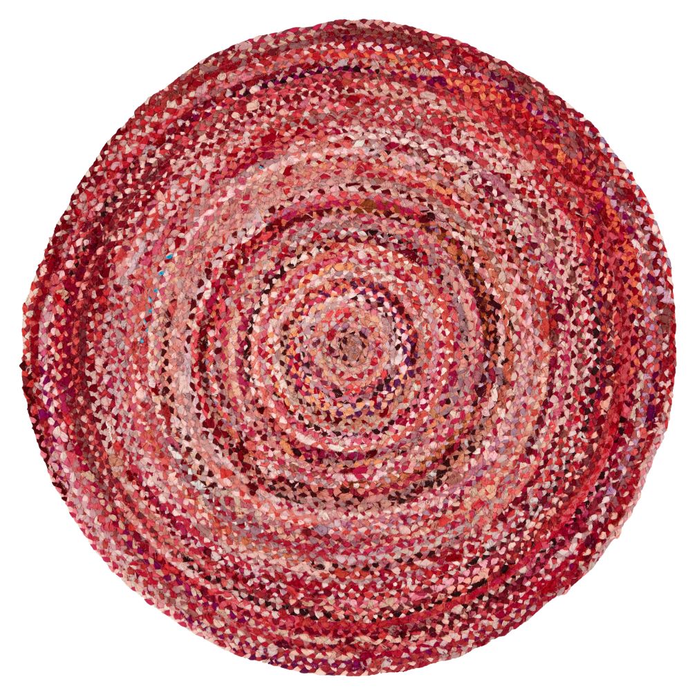 Ring Around the Ribbon Rug (Pink)