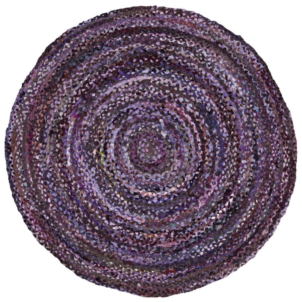 Ring Around the Ribbon Rug (Purple)