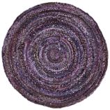 Ring Around the Ribbon Rug (Purple)