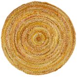 Ring Around the Ribbon Rug (Yellow)