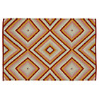 4 x 6' Step Cut Diamond Rug