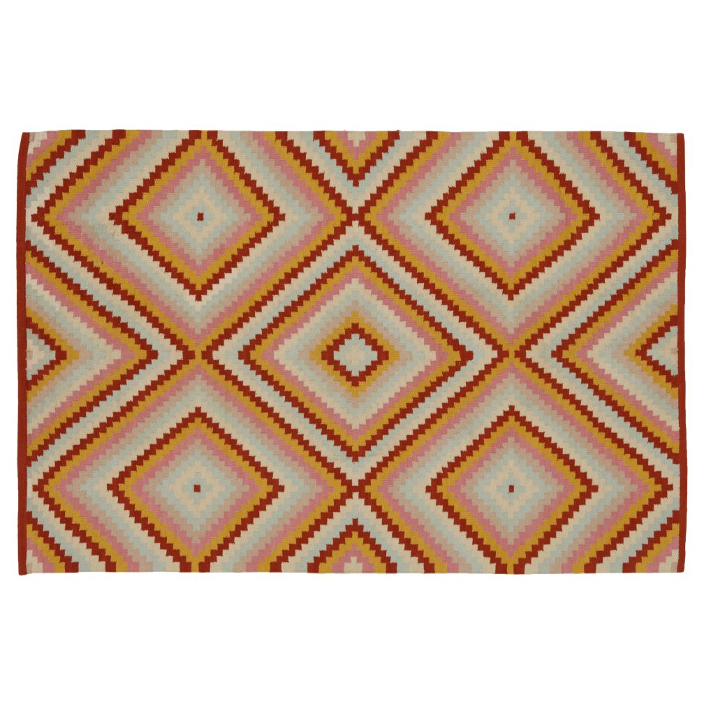 Step Cut Diamond Rug