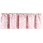 Pink Floral Valance