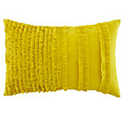 Set Yellow Ruffle Throw Pillow(Includes Cover and Insert)