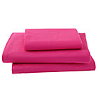 Twin Hot Pink Neon Sheet Set(includes 1 fitted sheet, 1 flat sheet and 1 case)