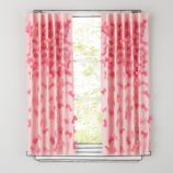 Bow Tied Curtain Panels (Pink)