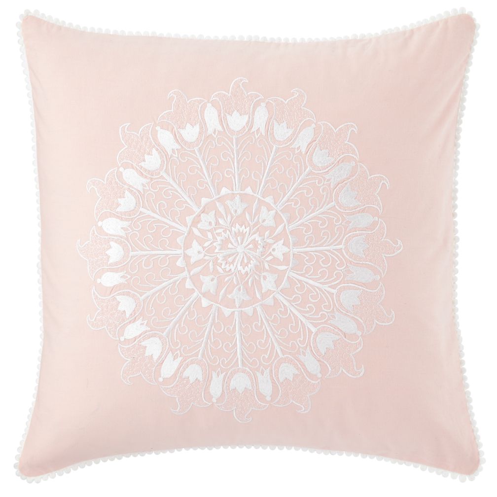 Antique Chic Floral Throw Pillow