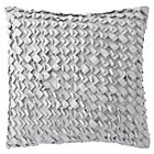 Set Antique Chic Grey Basketweave Throw Pillow (Includes Cover and Insert)