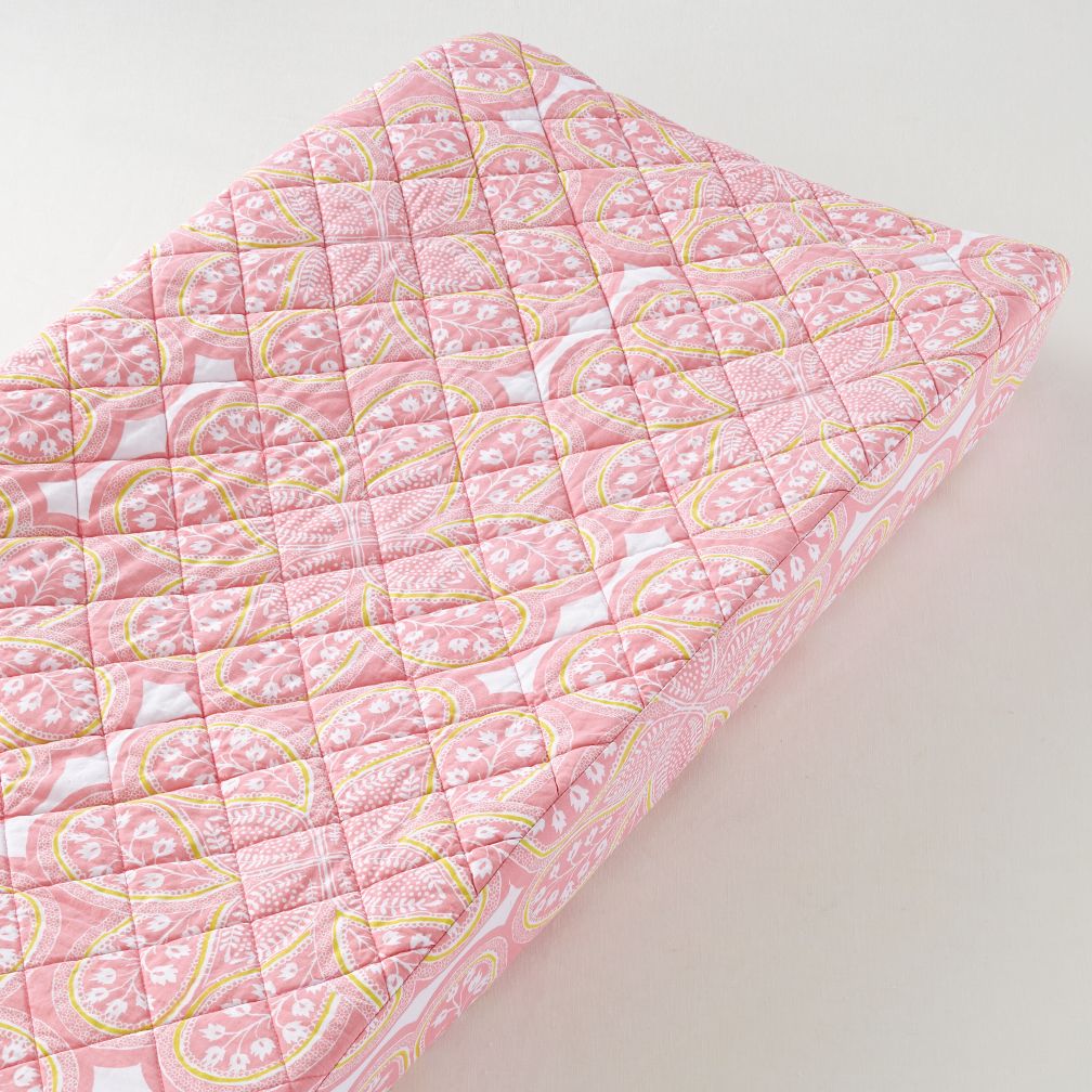 Changer Pad Cover (Pink Paisley)