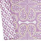 Lavender Mosaic Crib Skirt