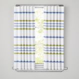 Wide Ruled Curtain Panels (Green)