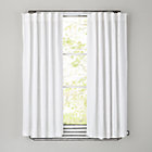 63" White Fine Details Curtain Panel(Sold individually)