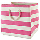 Pink Stripes Around the Floor Bin