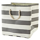 Grey Stripes Around the Floor Bin