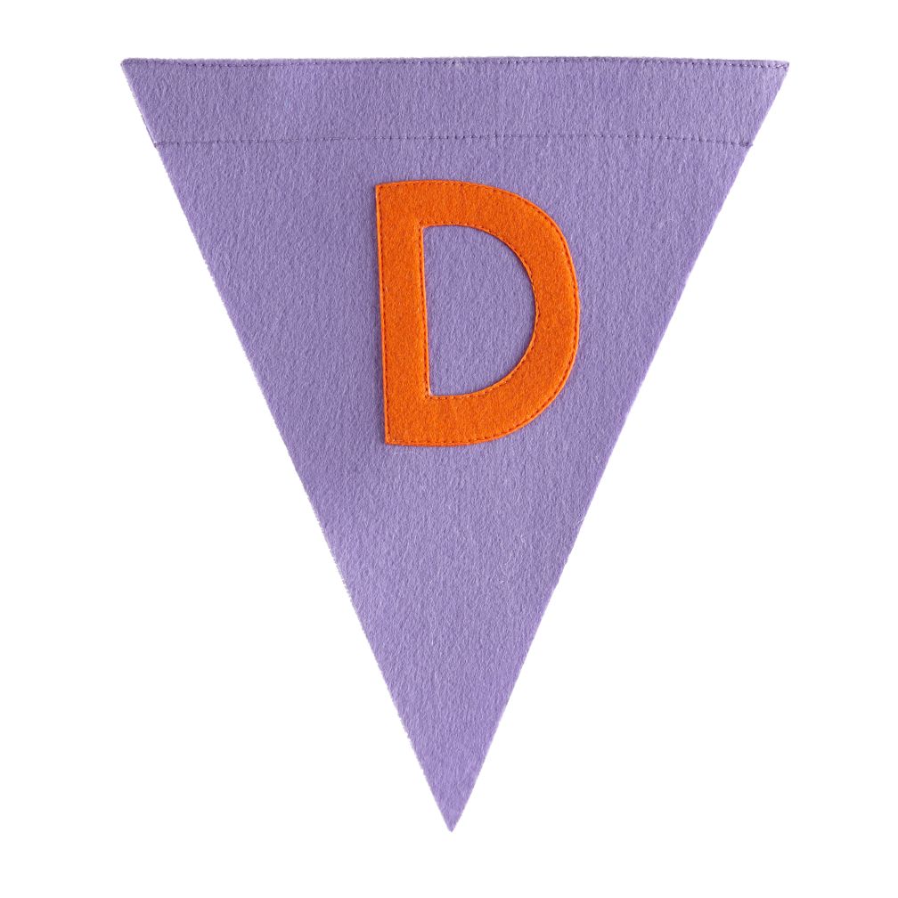 D Print Neatly Pennant Flag (Girl)