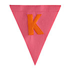 K Print Neatly Girl Letter