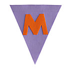 M Print Neatly Girl Letter