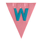 W Print Neatly Girl Letter