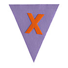 X Print Neatly Girl Letter