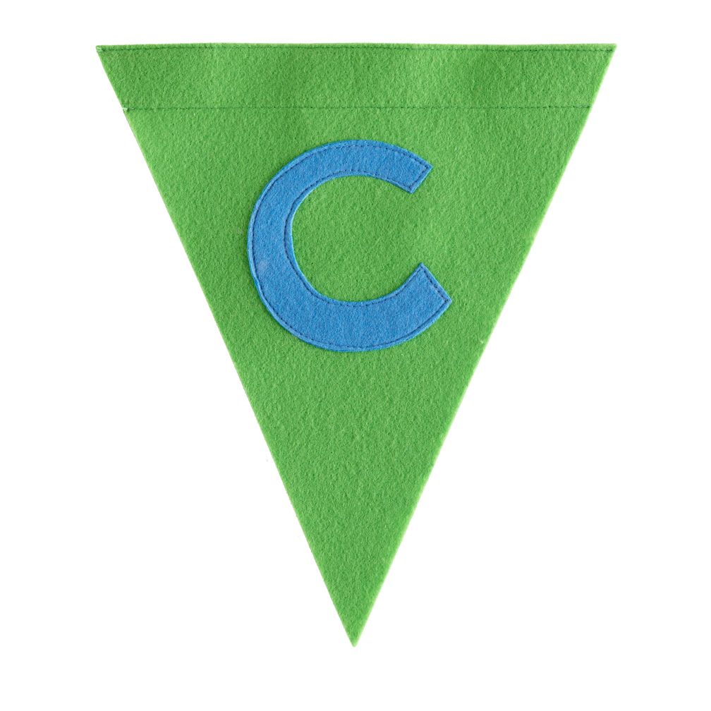 C Print Neatly Pennant Flag (Boy)