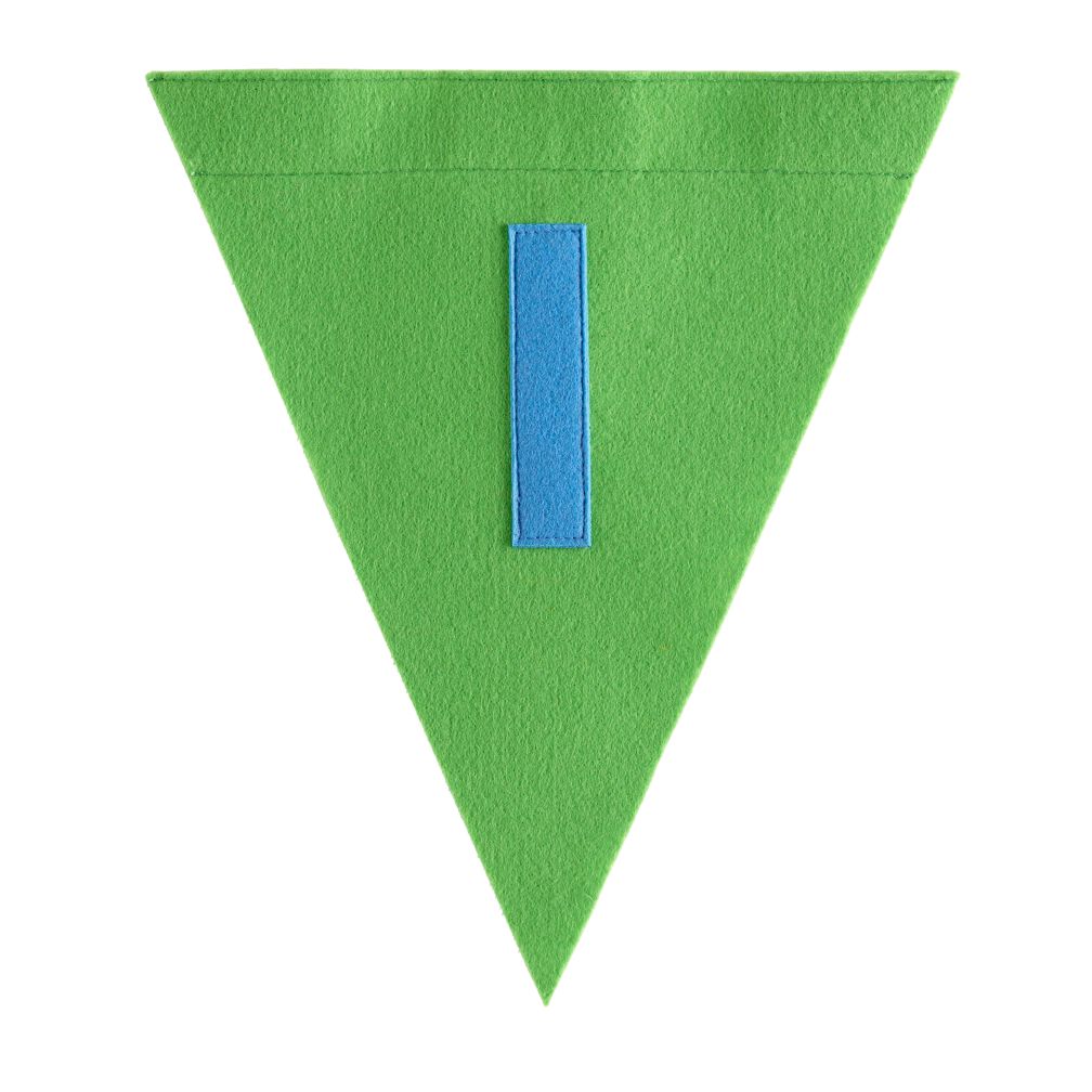 I Print Neatly Pennant Flag (Boy)