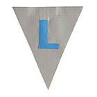 L Print Neatly Boy Letter