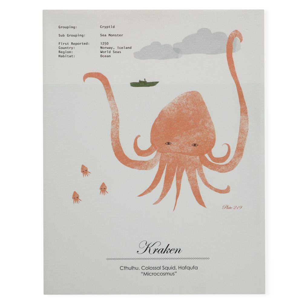 Rare Sightings Wall Art (Kraken)