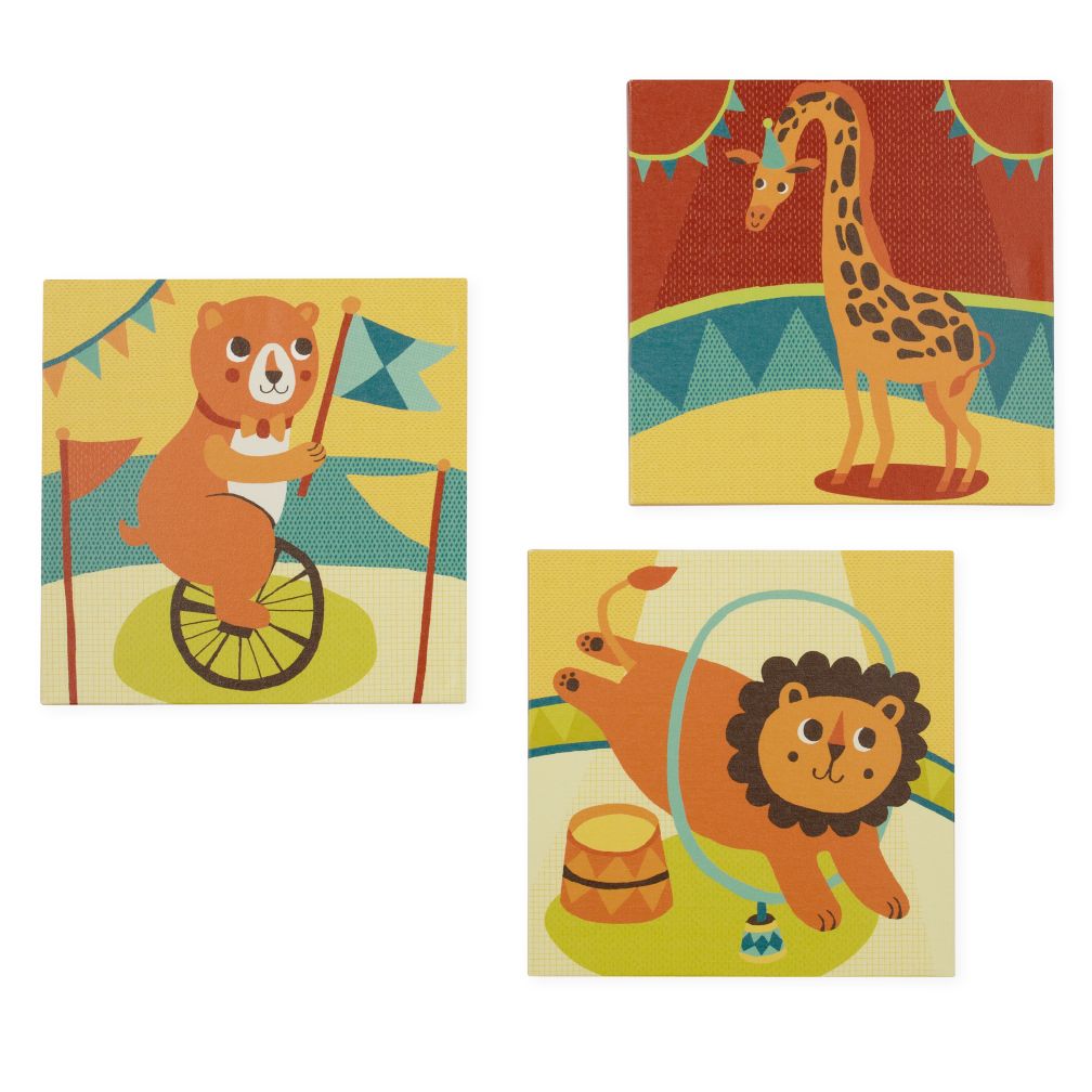 Set of 3 Three Ring Wall Art