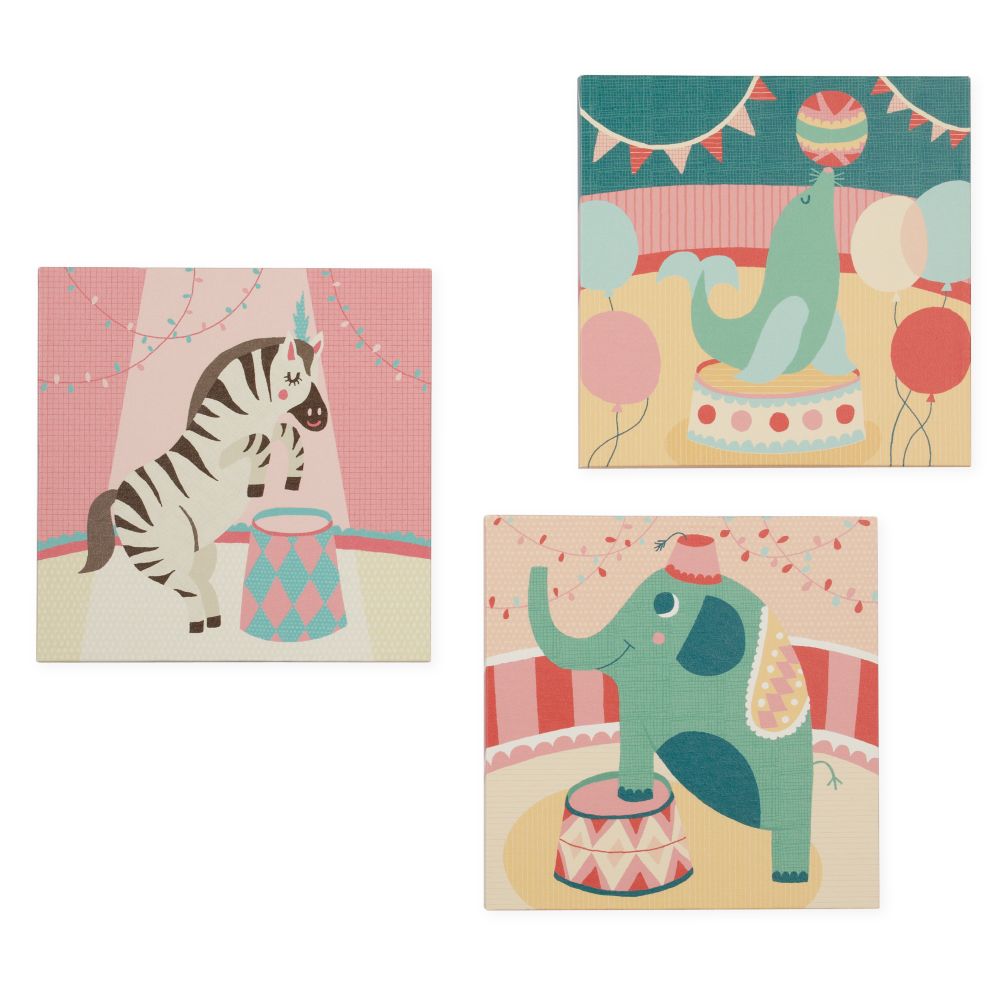Set of 3 Three Ring Wall Art